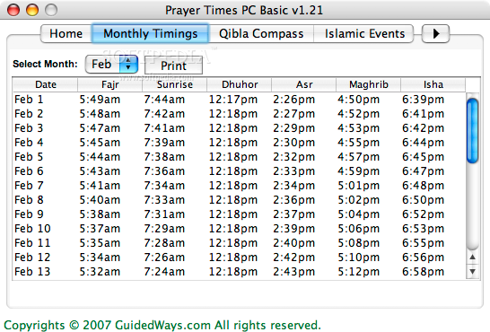 Azan time download for mac